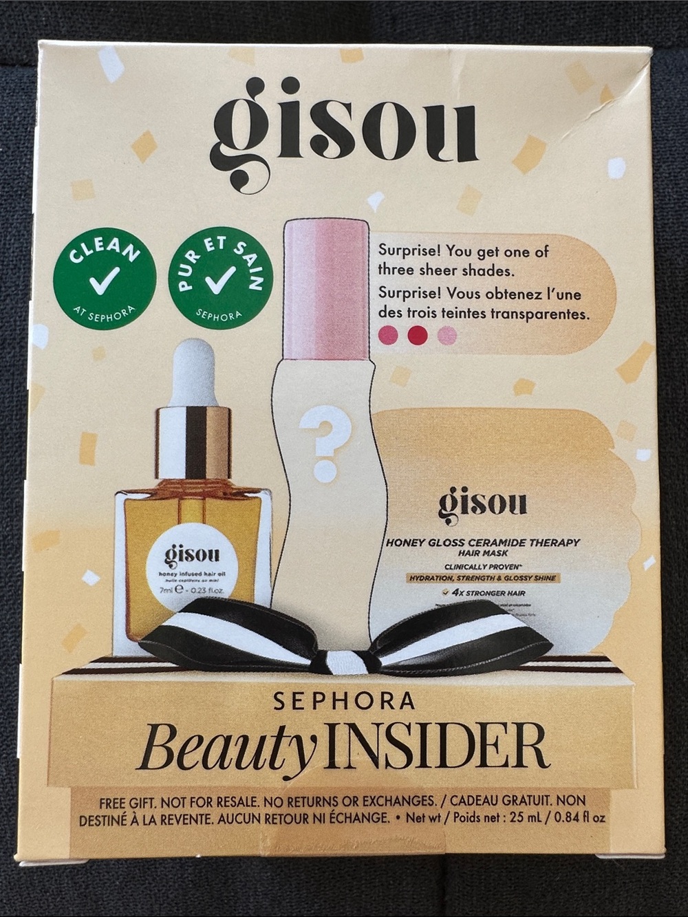 NIB Gisou Honey Infused Beauty Insider Set